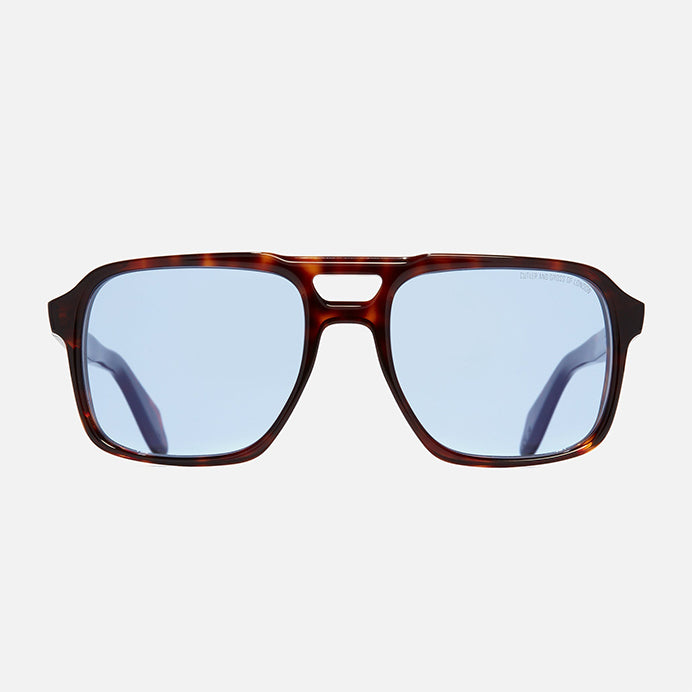 Cutler and Gross 1394 Dark Turtle Aviator Sunglasses