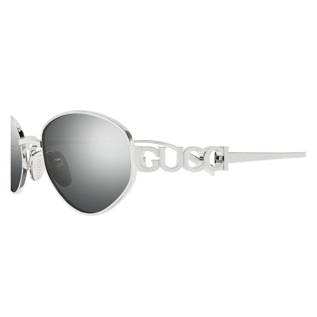 Gucci GG1935S 004 Women Square Sunglasses Black Frame Grey Lens