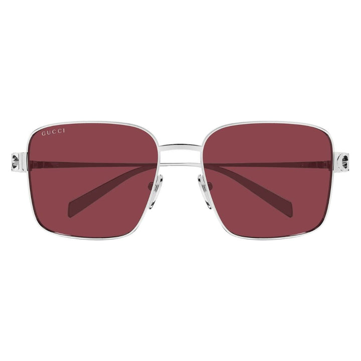 Gucci GG1937S 003 Women Square Sunglasses Black Acetate Frame Grey Lens