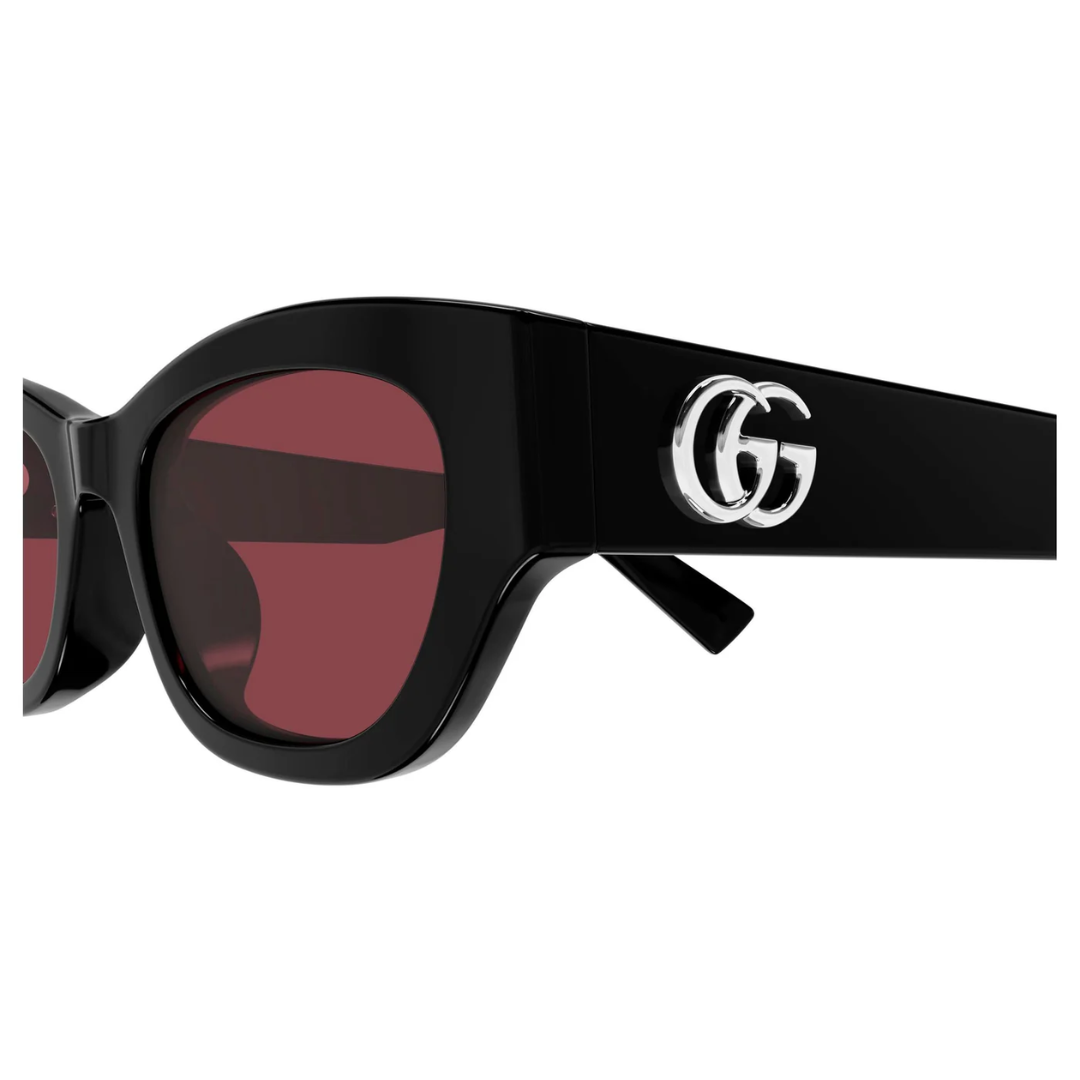 Gucci GG1954SA 004 Cat Eye Sunglasses Havana Frame Brown Lenses
