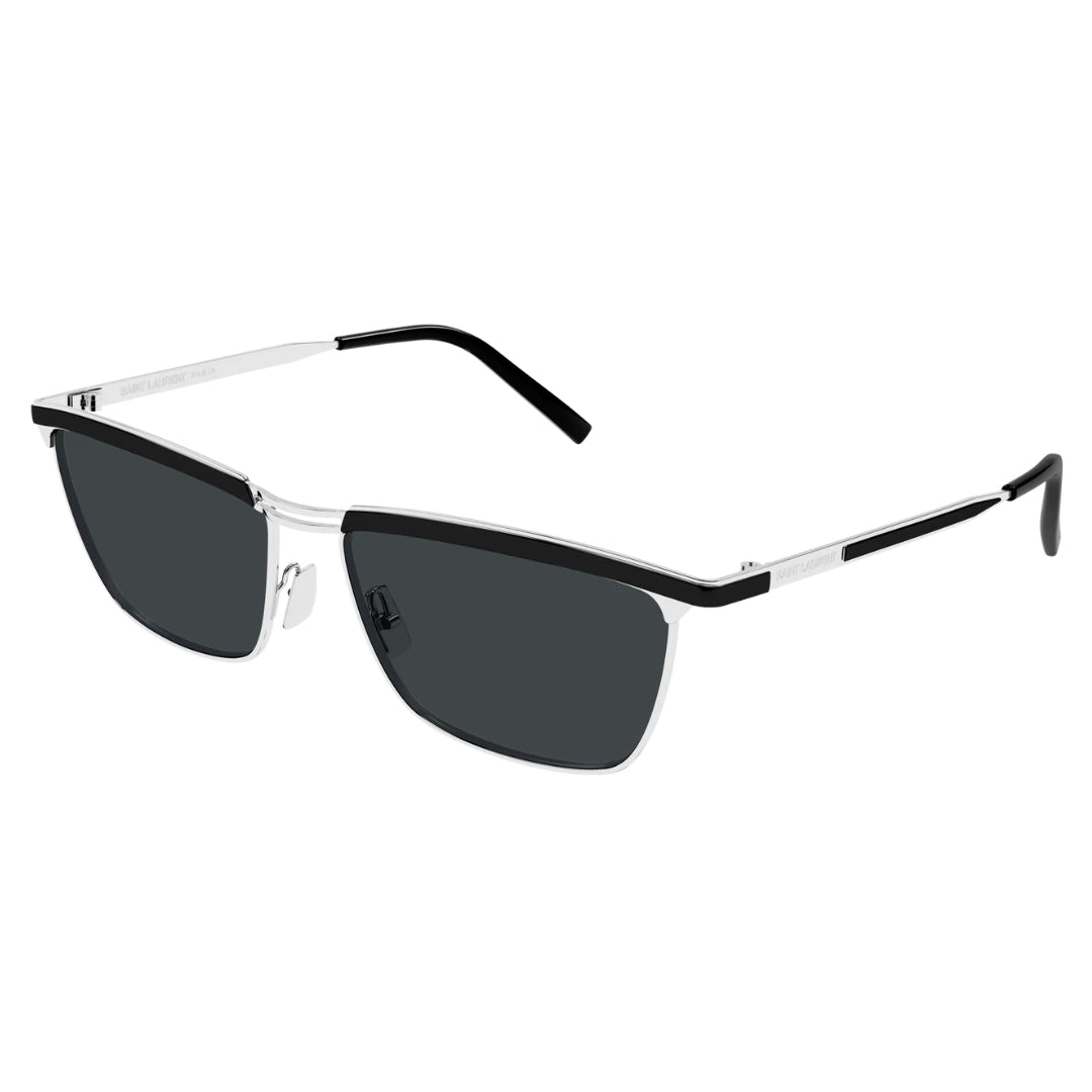 Saint Laurent SL795 JOE 003 Unisex Rectangle Sunglasses Havana Frame Grey Lens