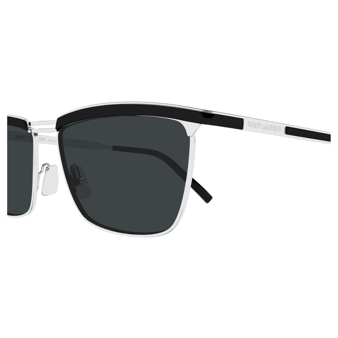 Saint Laurent SL795 JOE 003 Unisex Rectangle Sunglasses Havana Frame Grey Lens