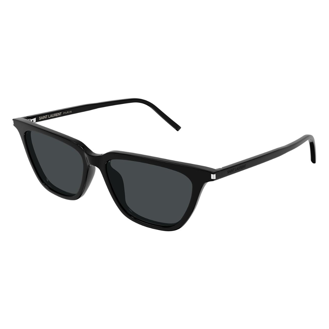 Saint Laurent SL899 SULPICE THIN 001 Cat Eye Sunglasses Black Frame Grey Lenses 2