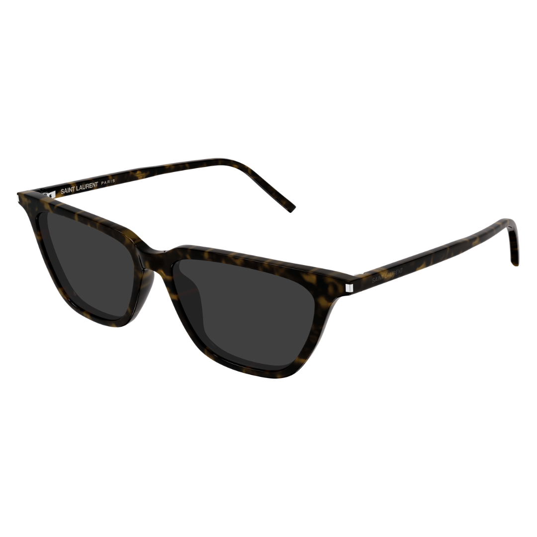 Saint Laurent SL899 SULPICE THIN 002 Cat Eye Sunglasses Havana Frame Brown Lenses 2