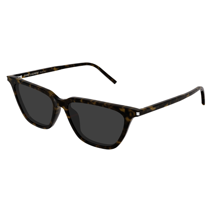 Saint Laurent SL899 SULPICE THIN 002 Cat Eye Sunglasses Havana Frame Brown Lenses 2
