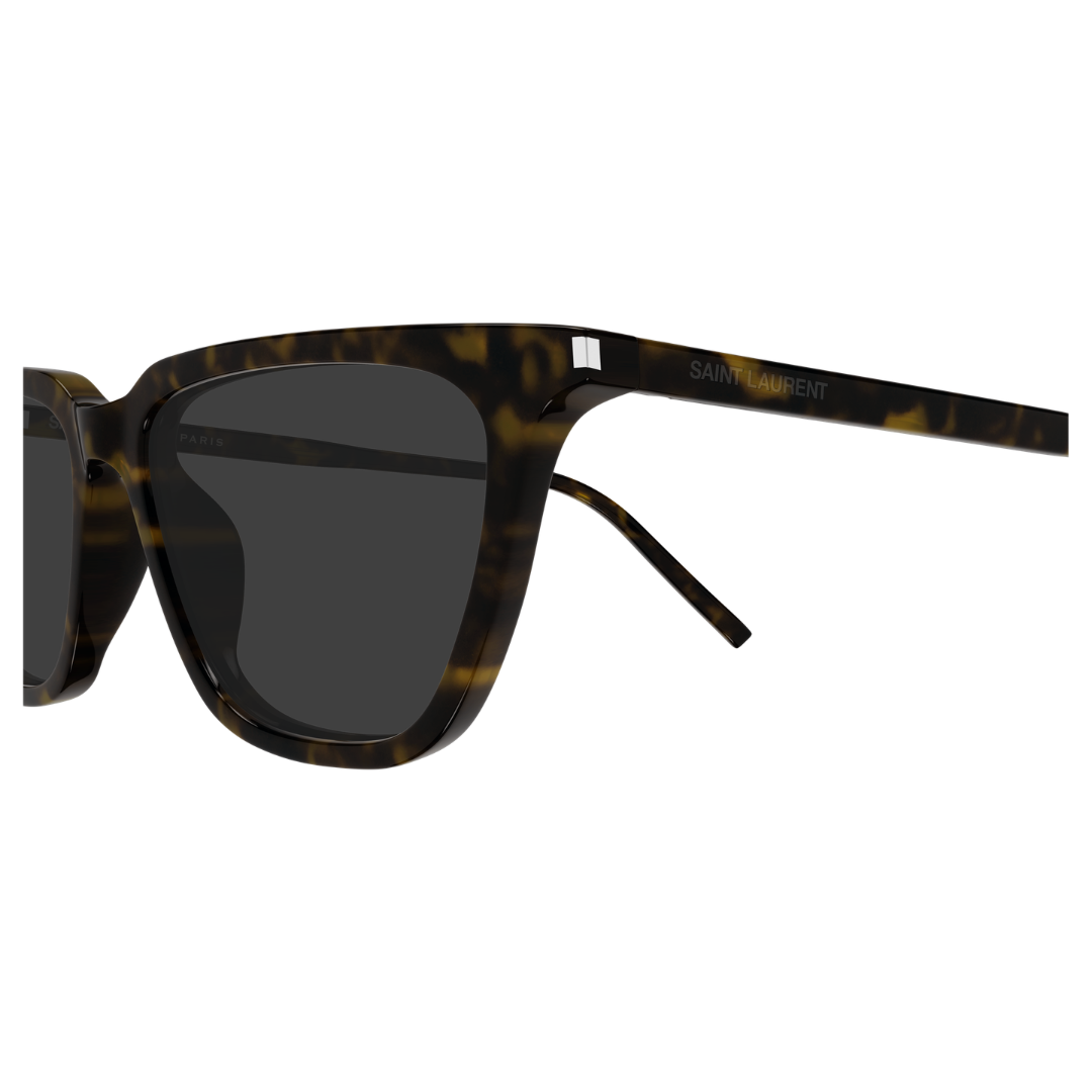 Saint Laurent SL899 SULPICE THIN 002 Cat Eye Sunglasses Havana Frame Brown Lenses 3