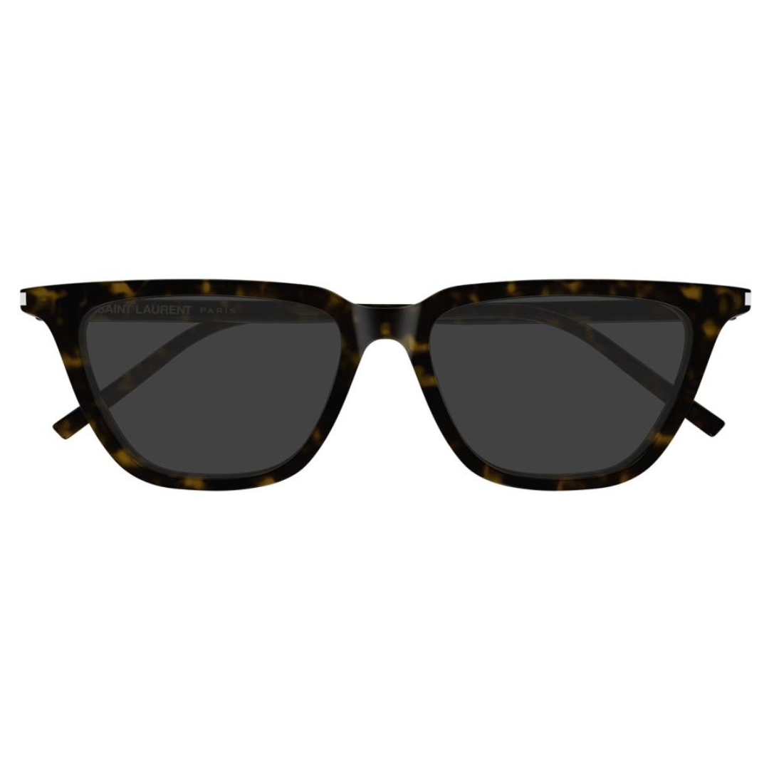 Saint Laurent SL899 SULPICE THIN 002 Cat Eye Sunglasses Havana Frame Brown Lenses 4