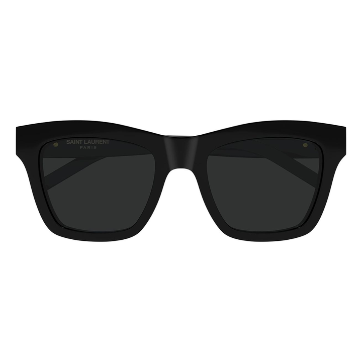 Saint Laurent SLM156 001 Cat Eye Sunglasses Black Frame Grey Lenses