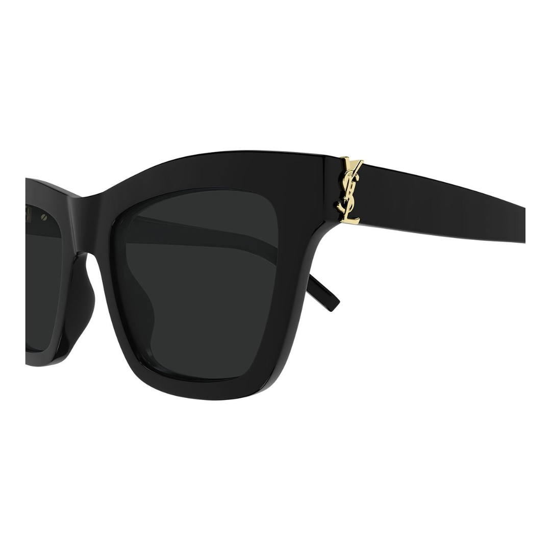 Saint Laurent SLM156 001 Cat Eye Sunglasses Black Frame Grey Lenses 3