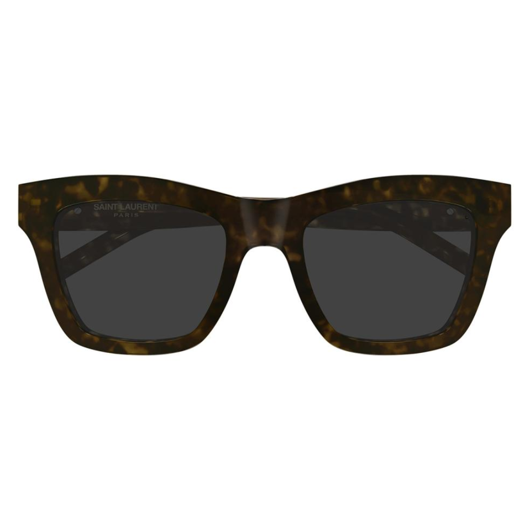 Saint Laurent SLM156 002 Cat Eye Sunglasses Havana Tortoise Frame Brown Lenses