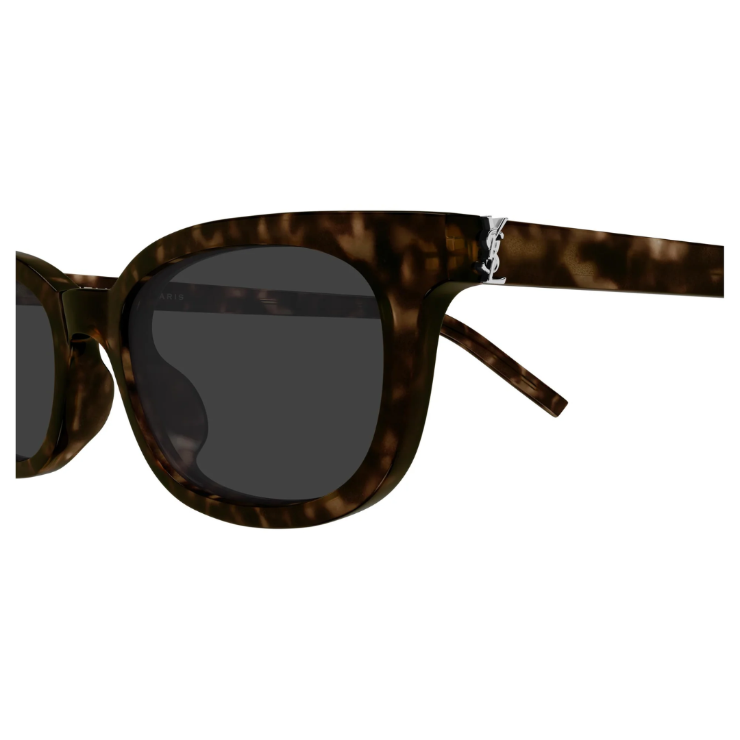 Saint Laurent SLM160 002 Cat Eye Sunglasses Havana Tortoise Frame Grey Lenses 3
