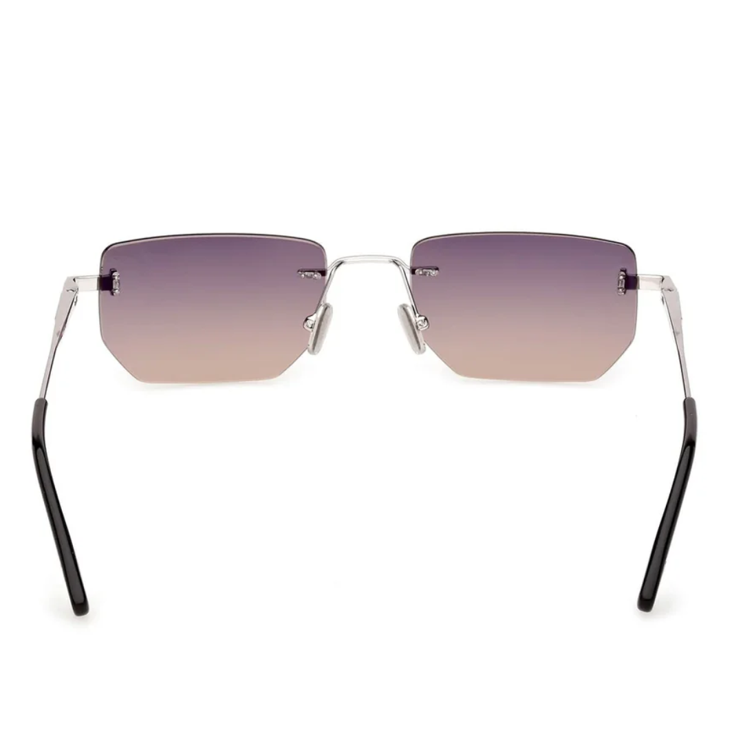 Tom Ford FT1355 16B ETHAN-02 Aviator Sunglasses Silver Frame Grey Gradient Lenses 5