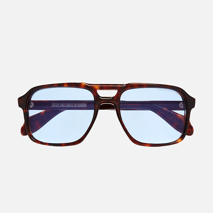 Cutler and Gross 1394 Dark Turtle Aviator Sunglasses
