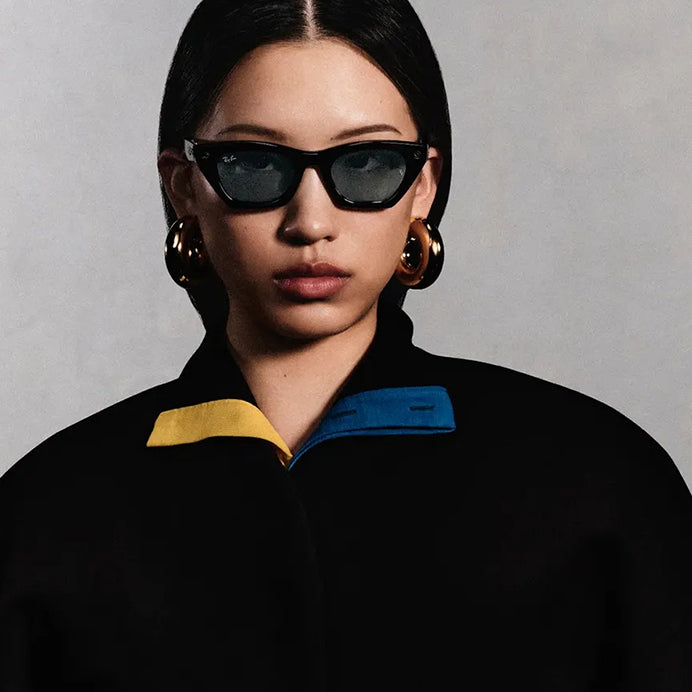 Ray-Ban | Zena Gen 3 | Shiny Black Cateye Sunglasses