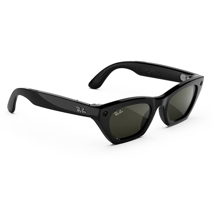 Ray-Ban | Zena Gen 3 | Shiny Black with green polarized lenses