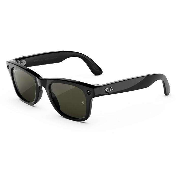 Ray-Ban Wayfarer Gen 3 | Shiny Black | Green Polarised