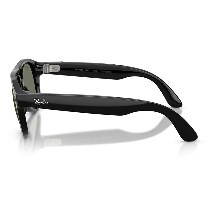 Ray-Ban Meta Aviator Gen 3 Black Green Polarized – view 3