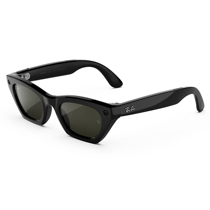 Ray-Ban | Zena Gen 3 | Shiny Black with green polarized lenses