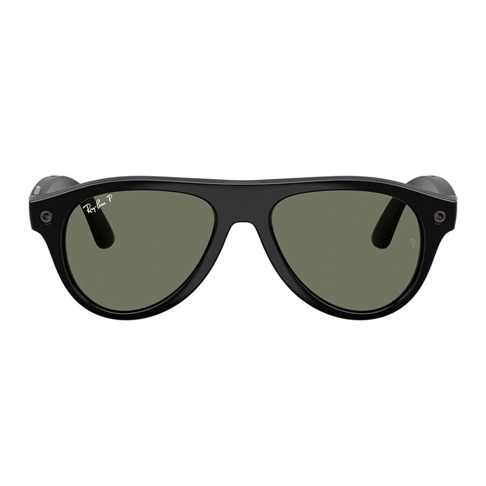 Ray-Ban Meta Aviator Gen 3 smart glasses in Black with Green Polarized lenses