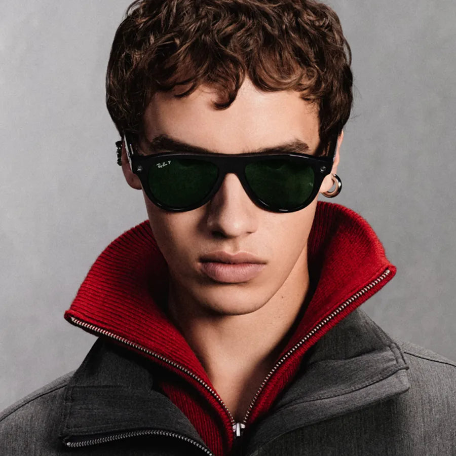 Ray-Ban Meta Aviator Gen 3 Black Green Polarized – detail