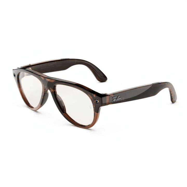 Ray-Ban Meta Aviator – Gen 3
Transparent Umber (Transitions Jade)