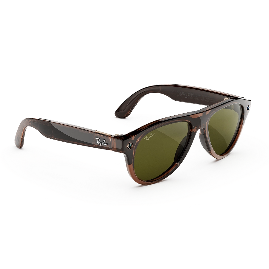 Ray-Ban Meta Aviator – Gen 3
Transparent Umber (Transitions Jade)
