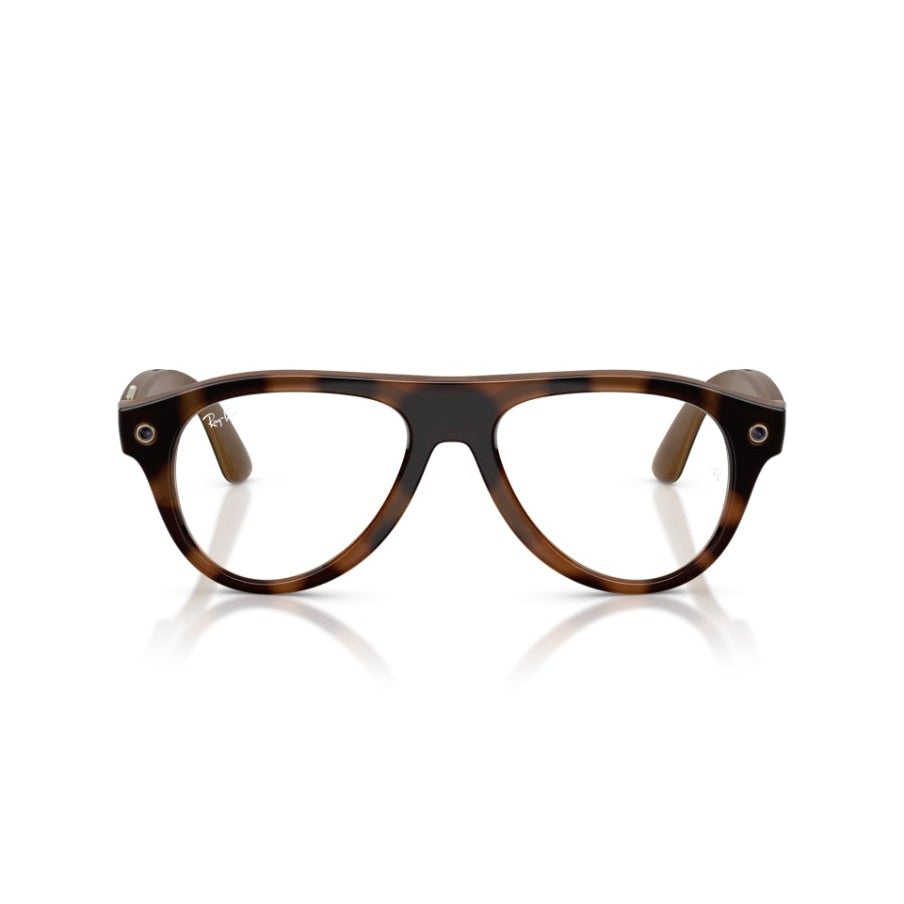 Ray-Ban Meta Aviator Gen 3 smart glasses in Havana with Transitions Brown lenses