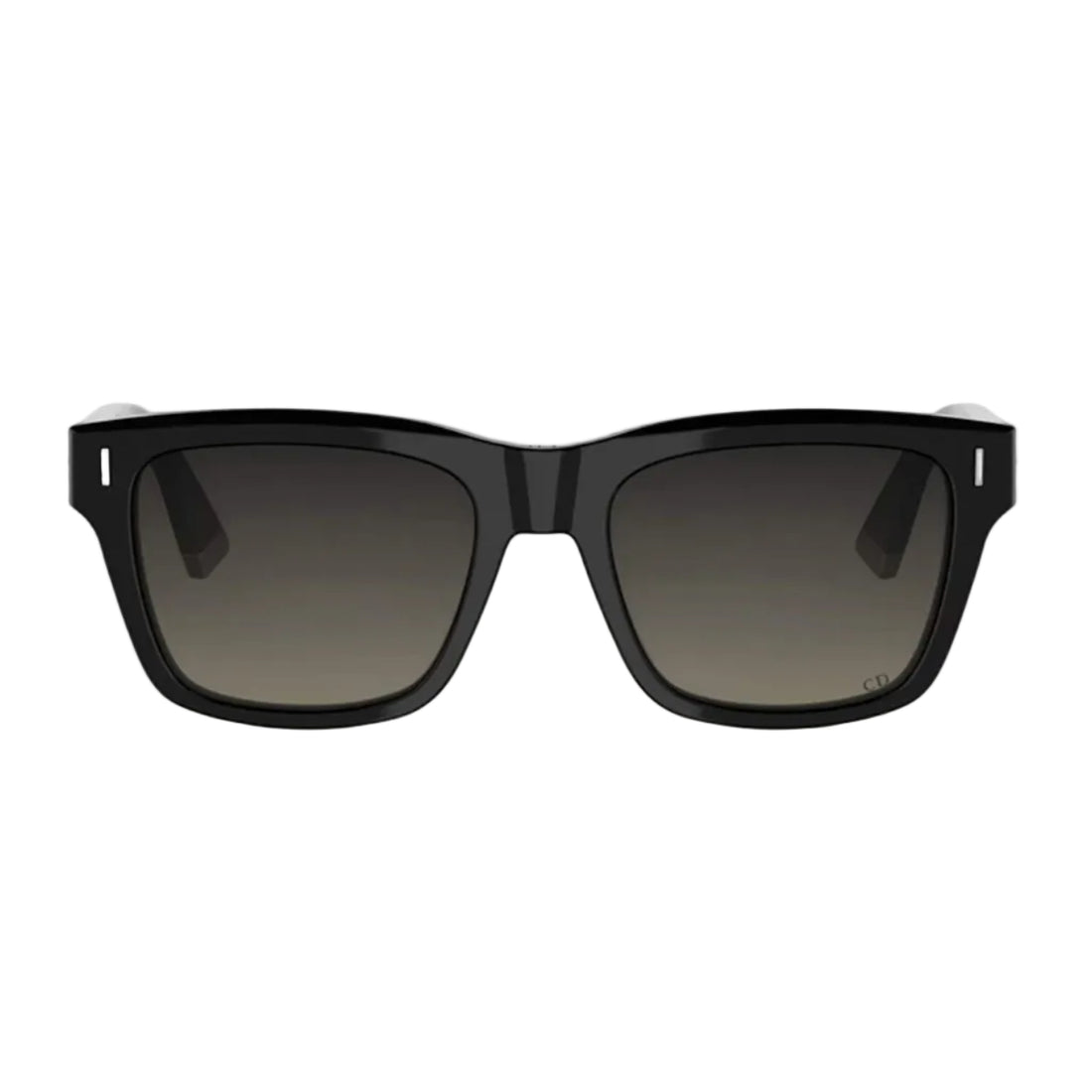 Black sunglasses with a thick rectangular frame and dark gradient lenses, shown against a plain white background.